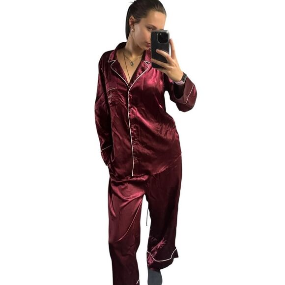 L* Space Luxury Silk Luna 'Shine On' Pajama Set - Picture 3 of 4